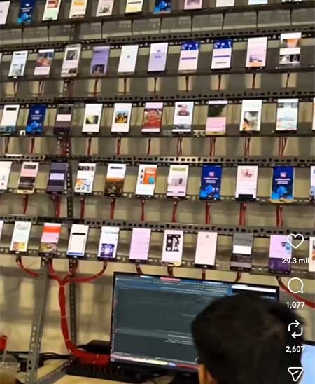 imagen de ¿Para qué sirven las granjas de teléfonos?
